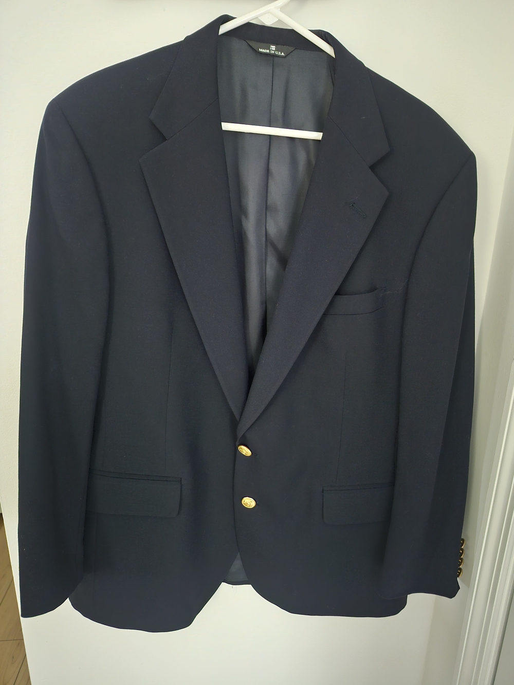 Ralph Lauren Navy Blazer with Gold Buttons